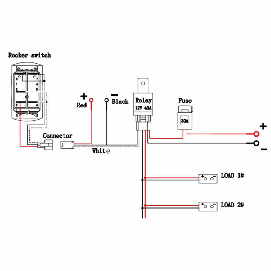 12 Volt Led Wiring Diagram With Relay - Data Wiring Diagram Today - 12 Volt Wiring Diagram For Lights