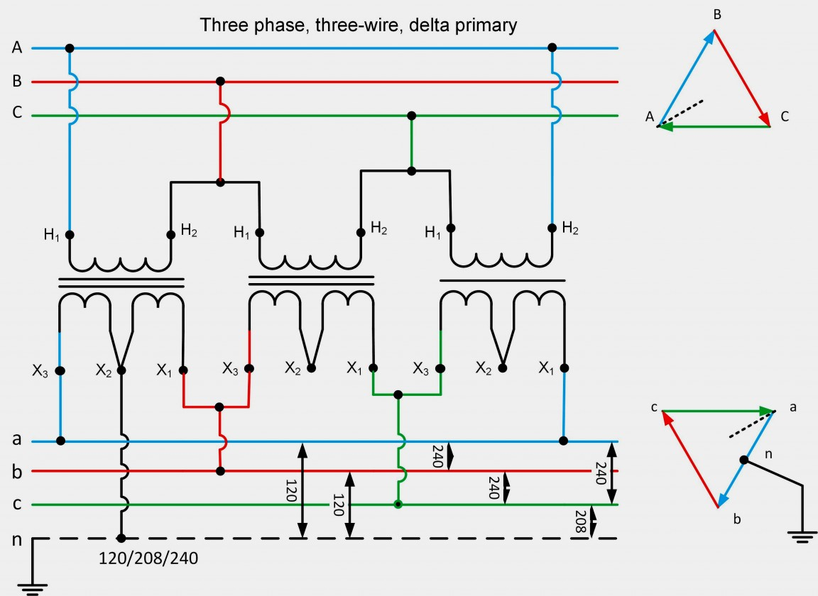 120 208 Volt Wiring Diagram Single Phase | Wiring Diagram - 208 Volt Single Phase Wiring Diagram
