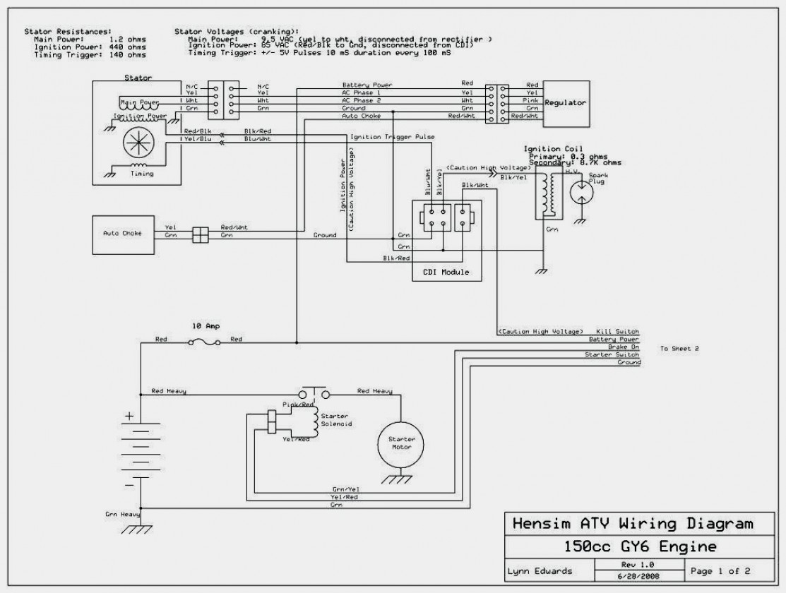 125Cc Atv Wiring | Wiring Diagram - Taotao 125 Atv Wiring Diagram