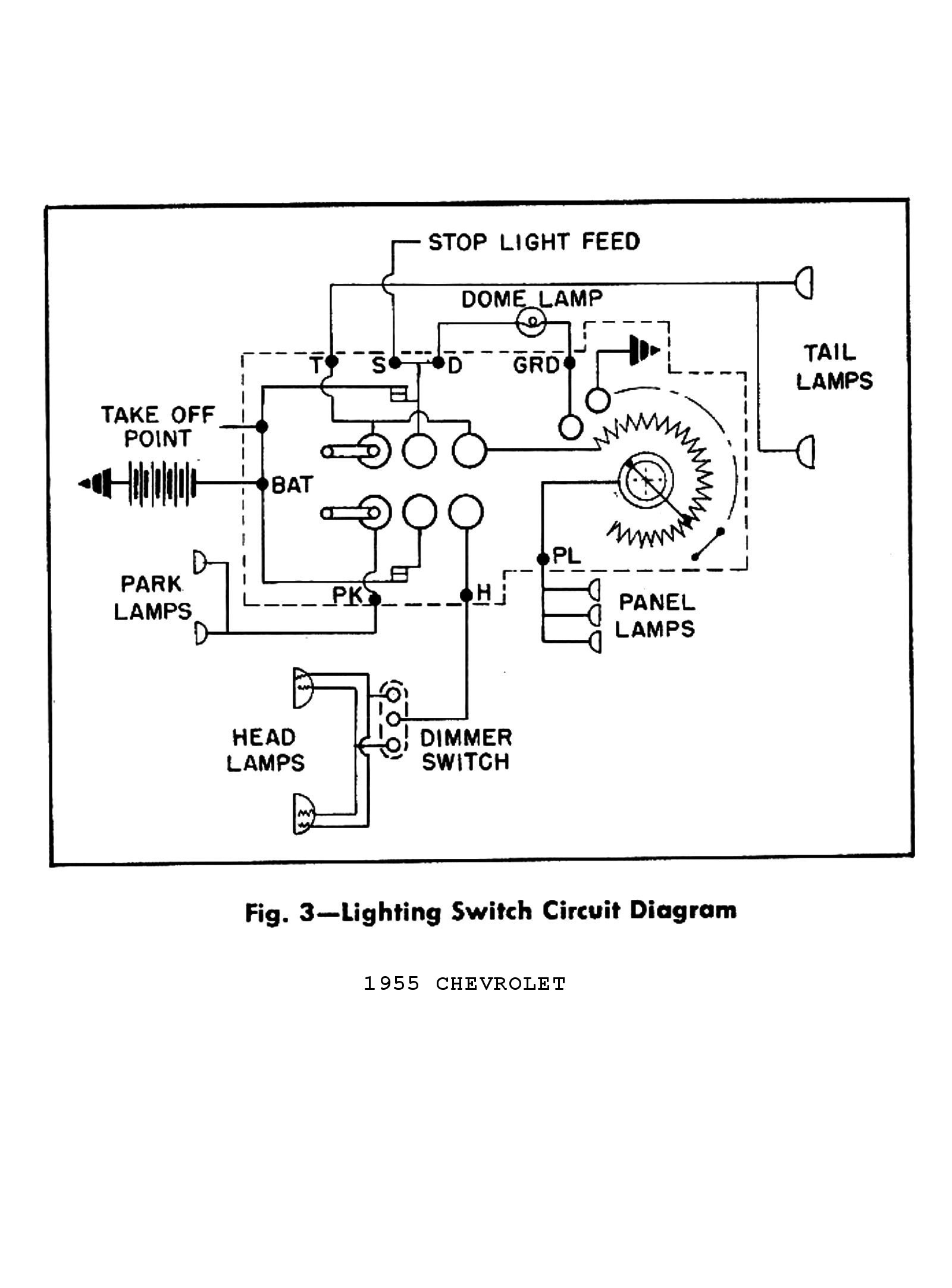 1947 Chevy Headlight Switch Wiring Diagram | Manual E-Books - Chevy Headlight Switch Wiring Diagram