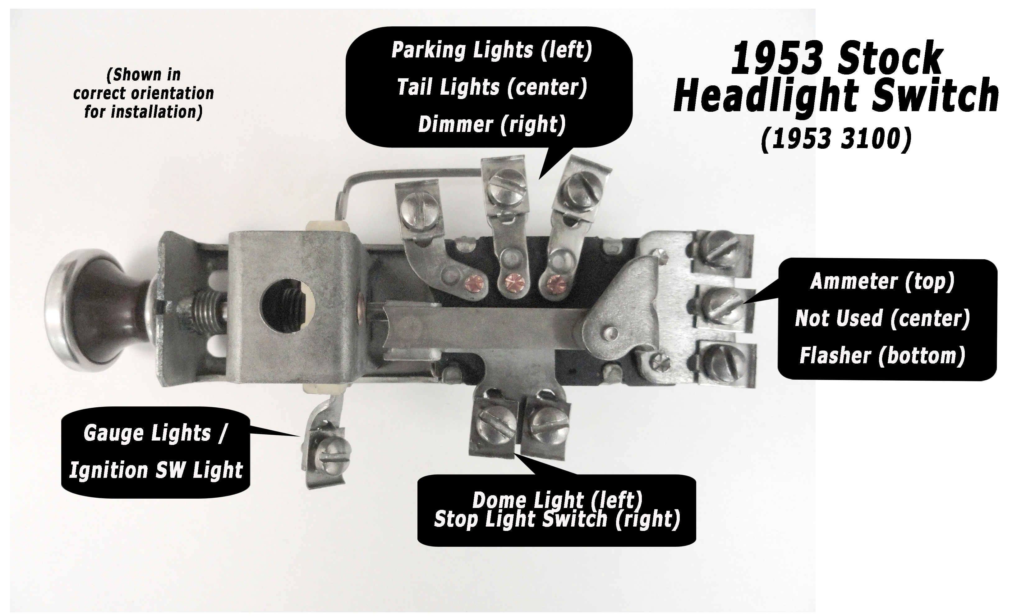 1950 Chevy Headlight Switch Wiring Diagram | Manual E-Books - Chevy Headlight Switch Wiring Diagram