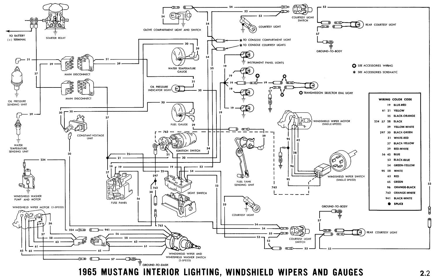 1965 Mustang Wiring Diagrams - Average Joe Restoration - 1965 Mustang Wiring Diagram