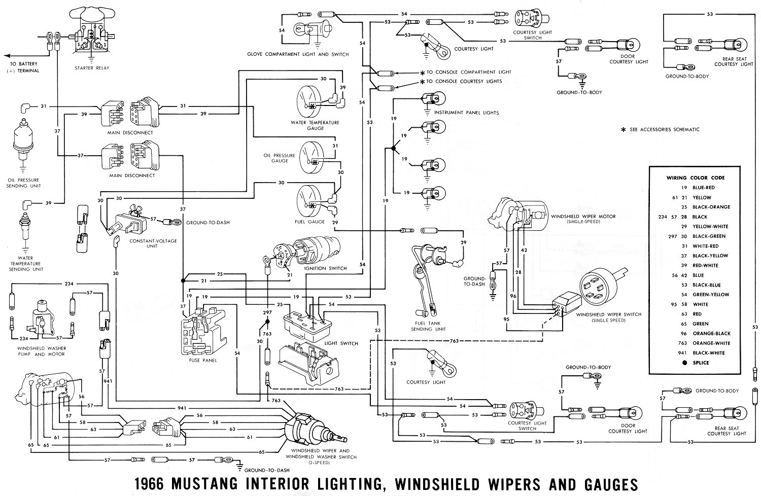 1966 Mustang Wiring Diagrams - Average Joe Restoration - 66 Mustang Wiring Diagram