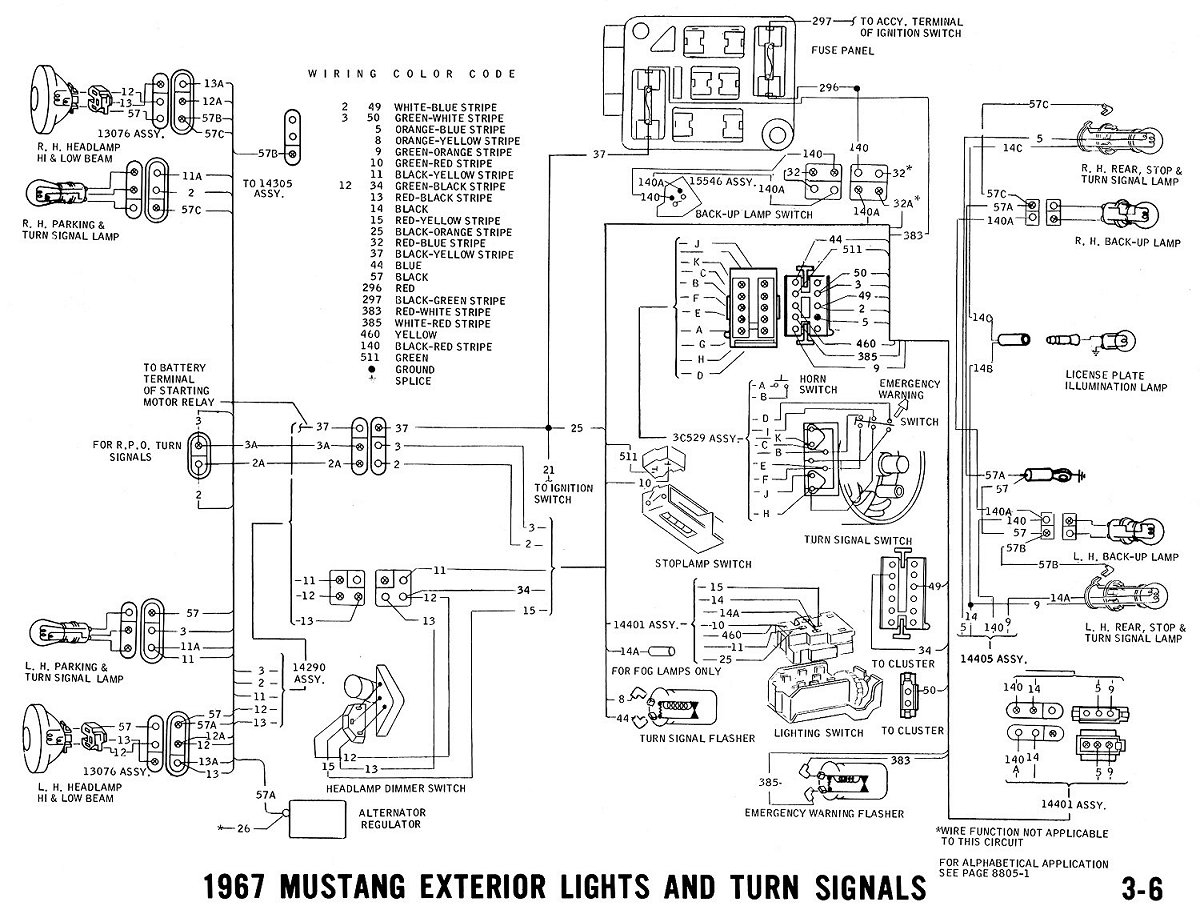 1967 Mustang Wiring And Vacuum Diagrams - Average Joe Restoration - 1967 Mustang Wiring Diagram