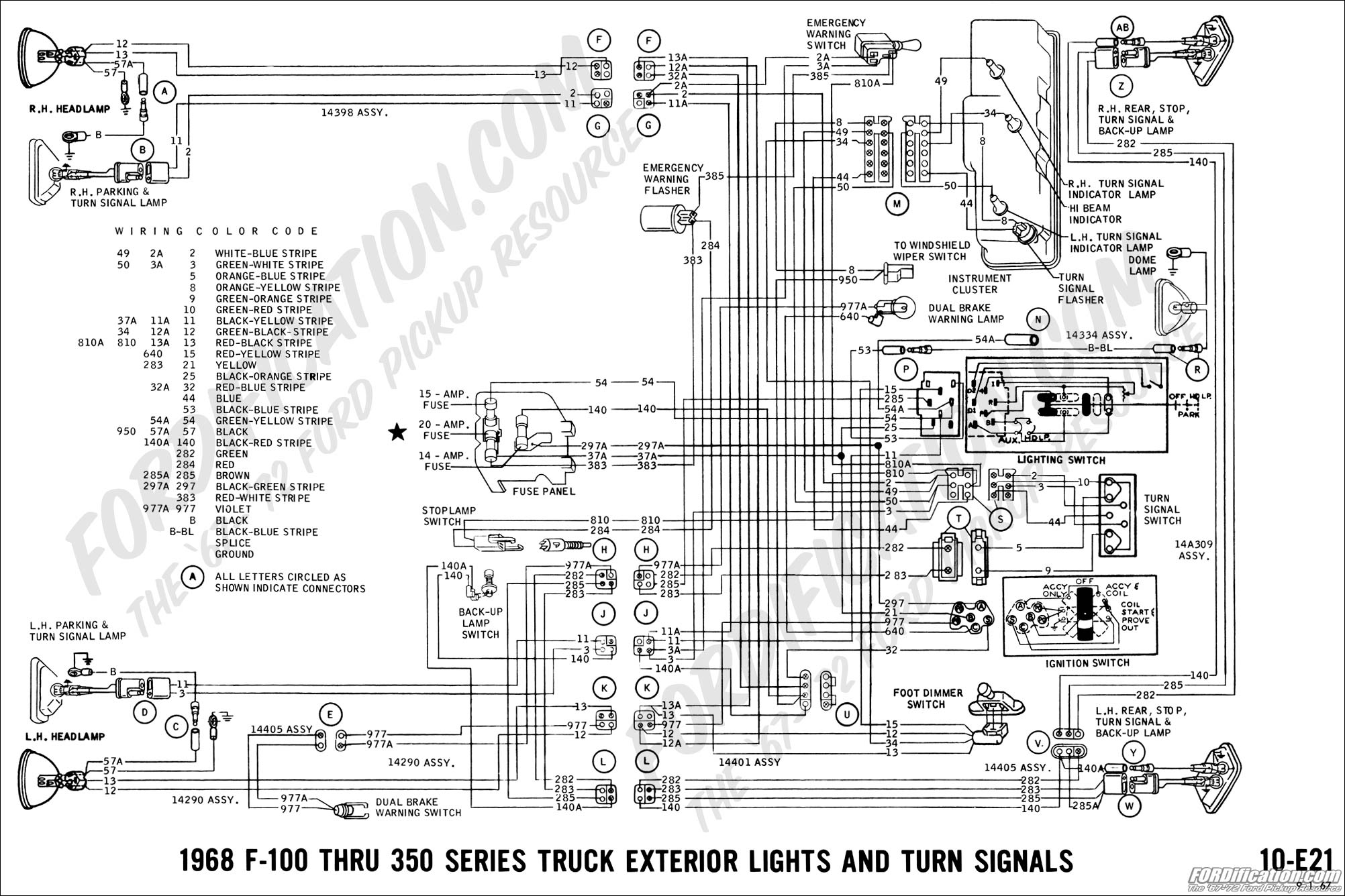 1968 Turn Signal/brake Issue - Ford Truck Enthusiasts Forums - Brake Light Turn Signal Wiring Diagram