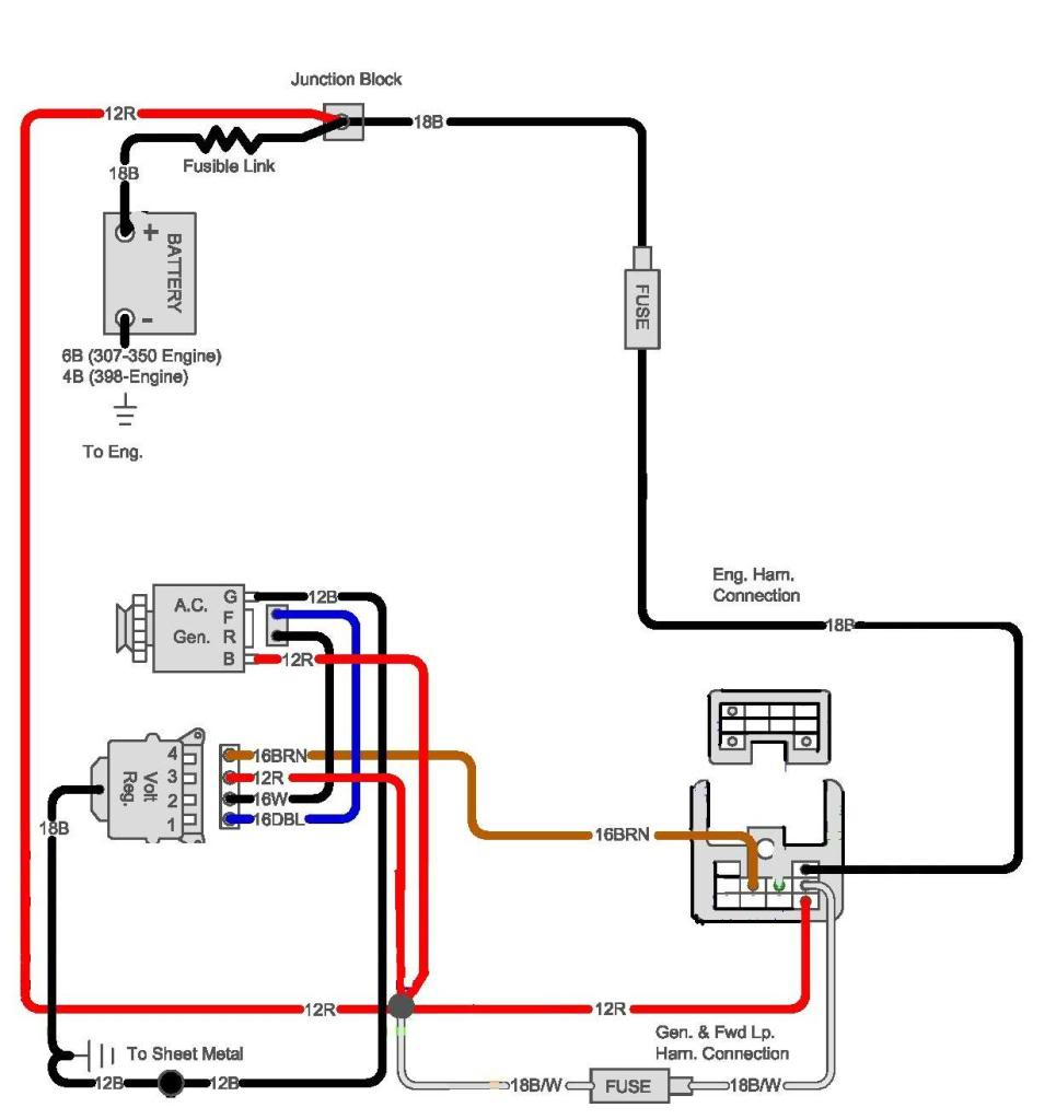 1985 Gm Alternator Wiring - Wiring Diagram Data - Gm 4 Wire Alternator Wiring Diagram