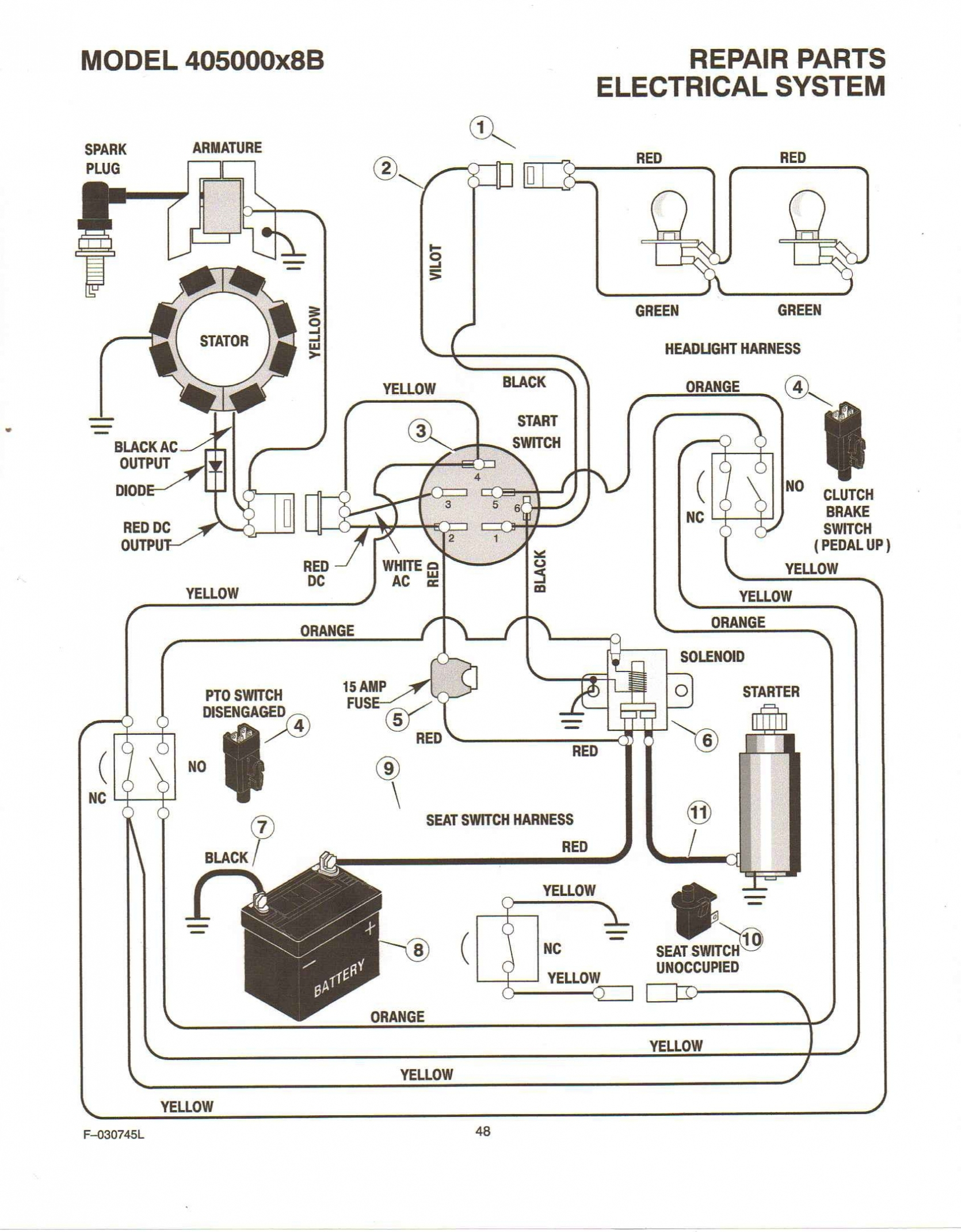 20 Hp Briggs And Stratton Wiring Diagram | Manual E-Books - Briggs And Stratton Charging System Wiring Diagram