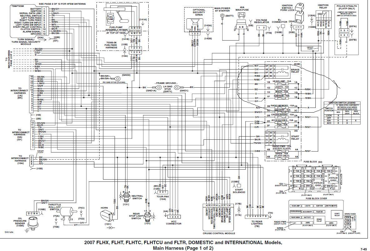 2011 Harley Wiring Diagram - Wiring Diagram Blog - Harley Davidson Wiring Diagram Download
