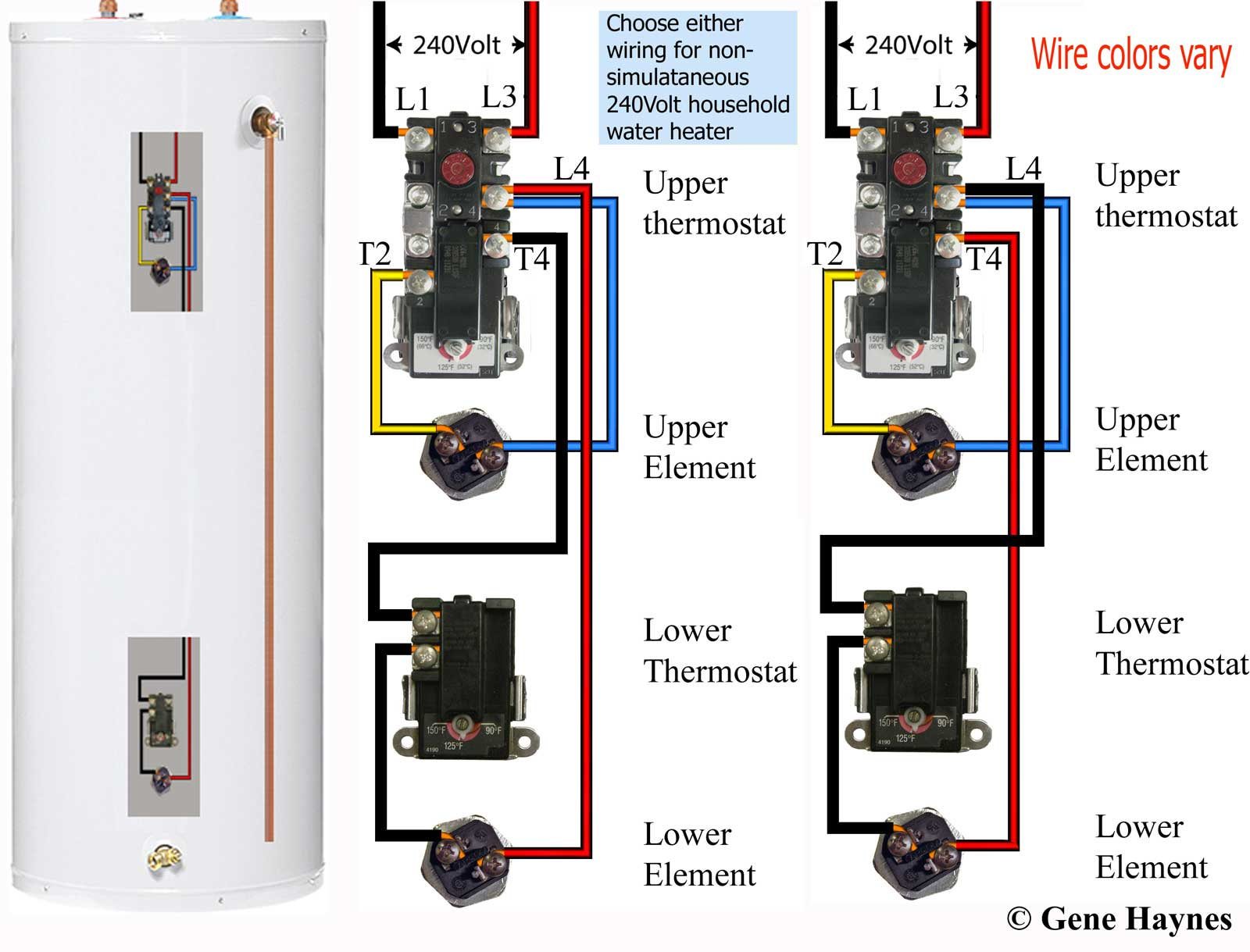 240V Water Heater Wiring Diagram | Manual E-Books - 240V Water Heater Wiring Diagram