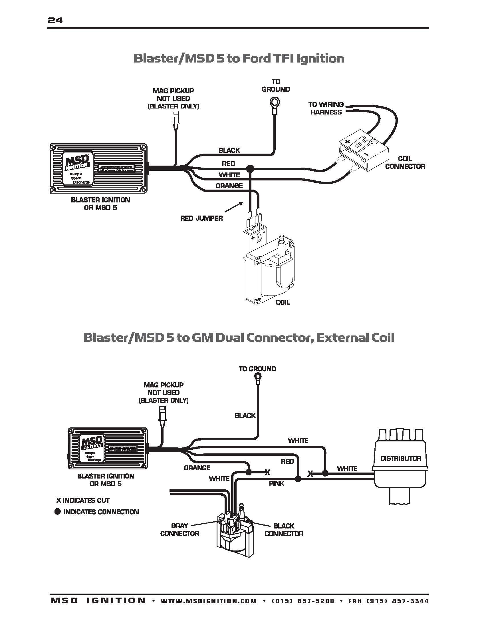 2Wire Distributor Wiring Diagram Msd 6Al Connected To | Wiring Diagram - Msd 6Al Wiring Diagram Ford