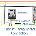 3 Phase Energy Meter Connection | 3 Phase Meterearthbondhon   3 Phase Wiring Diagram