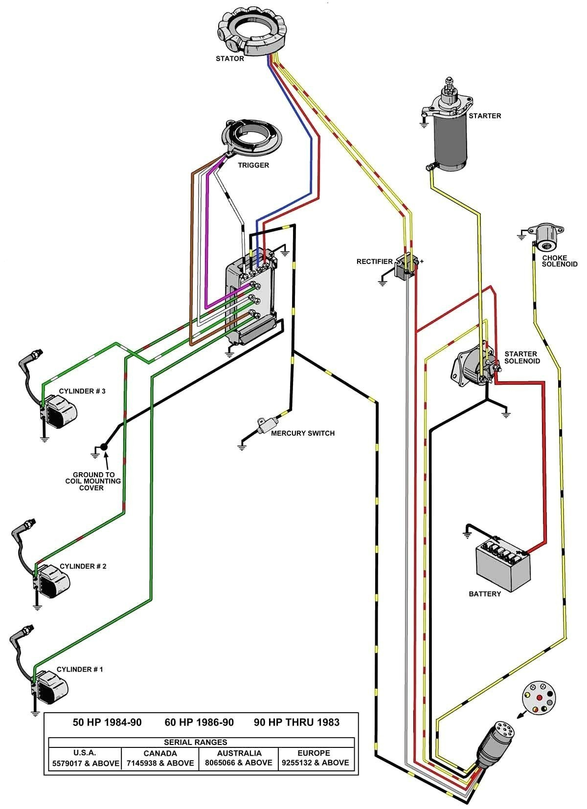 40 Hp Mercury Outboard Wiring Diagram Hecho | Wiring Diagram - Mercury Outboard Rectifier Wiring Diagram