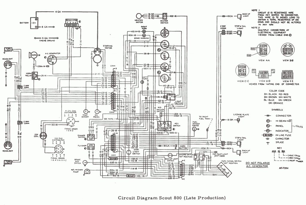 444E Diagram | Wiring Diagram Library - International Truck Wiring