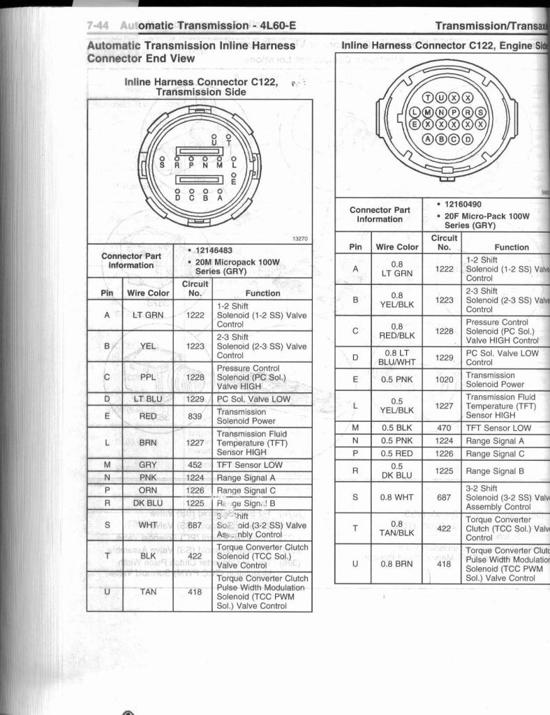 4L80E Transmission Wiring Harness Diagram On 93 4L80E Trans Wiring ...