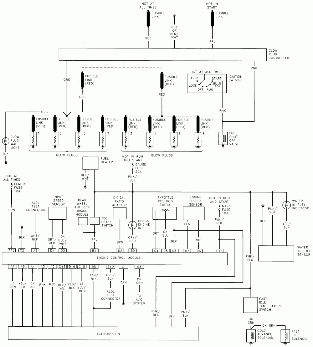4L80E Wiring Diagram - Wiring Diagram Data - 4L60E Transmission Wiring Diagram
