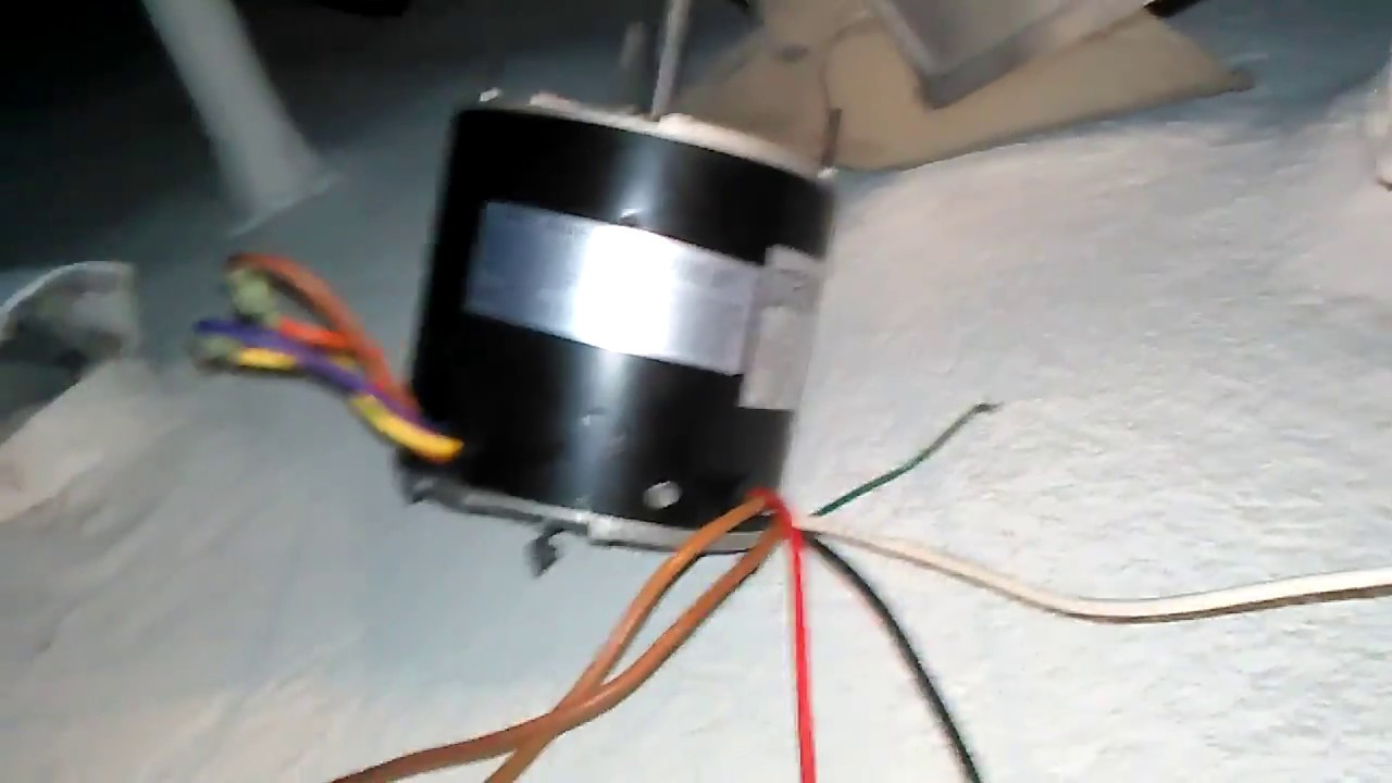 5 Wire Condenser Fan Motor To A 3 Wire. - Youtube - 5 Wire Motor Wiring Diagram