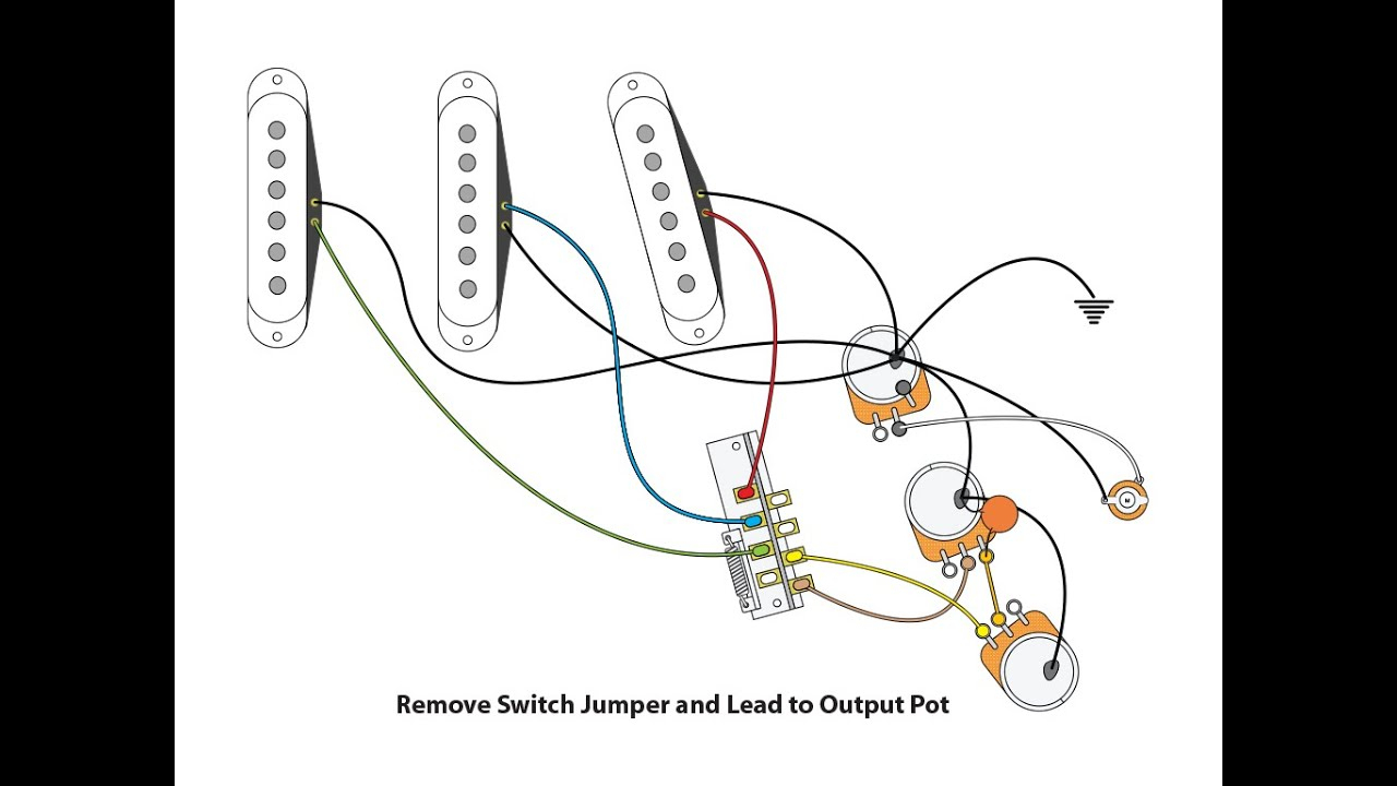 50&amp;#039;s Or Vintage Style Wiring For A Stratocaster - Youtube - Stratocaster Wiring Diagram