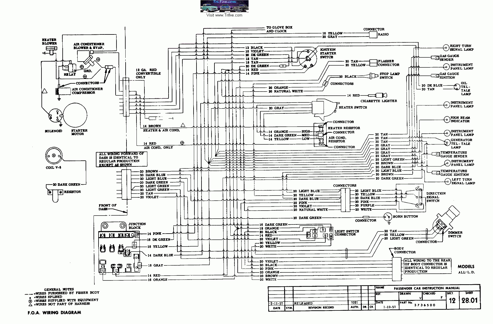 57 Chevy Wiring | Wiring Diagram - Turn Signal Wiring Diagram Chevy Truck