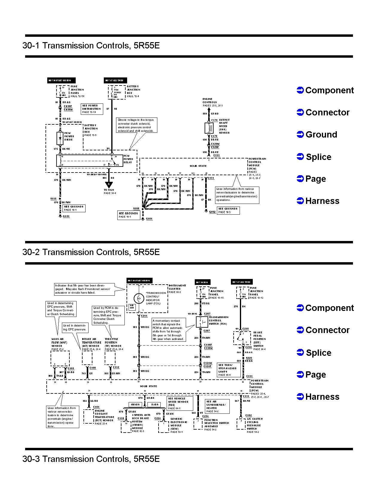 5R55W Wiring Diagram | Wiring Diagram - 4R70W Transmission Wiring Diagram