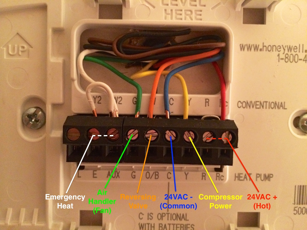 7 Wire Thermostat Diagram | Wiring Diagram - 4 Wire Thermostat Wiring Diagram