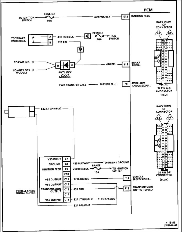 7427 Rev Limiter / 4L80E Question [Archive] Gearhead Efi Forums 4L80E Transmission Wiring