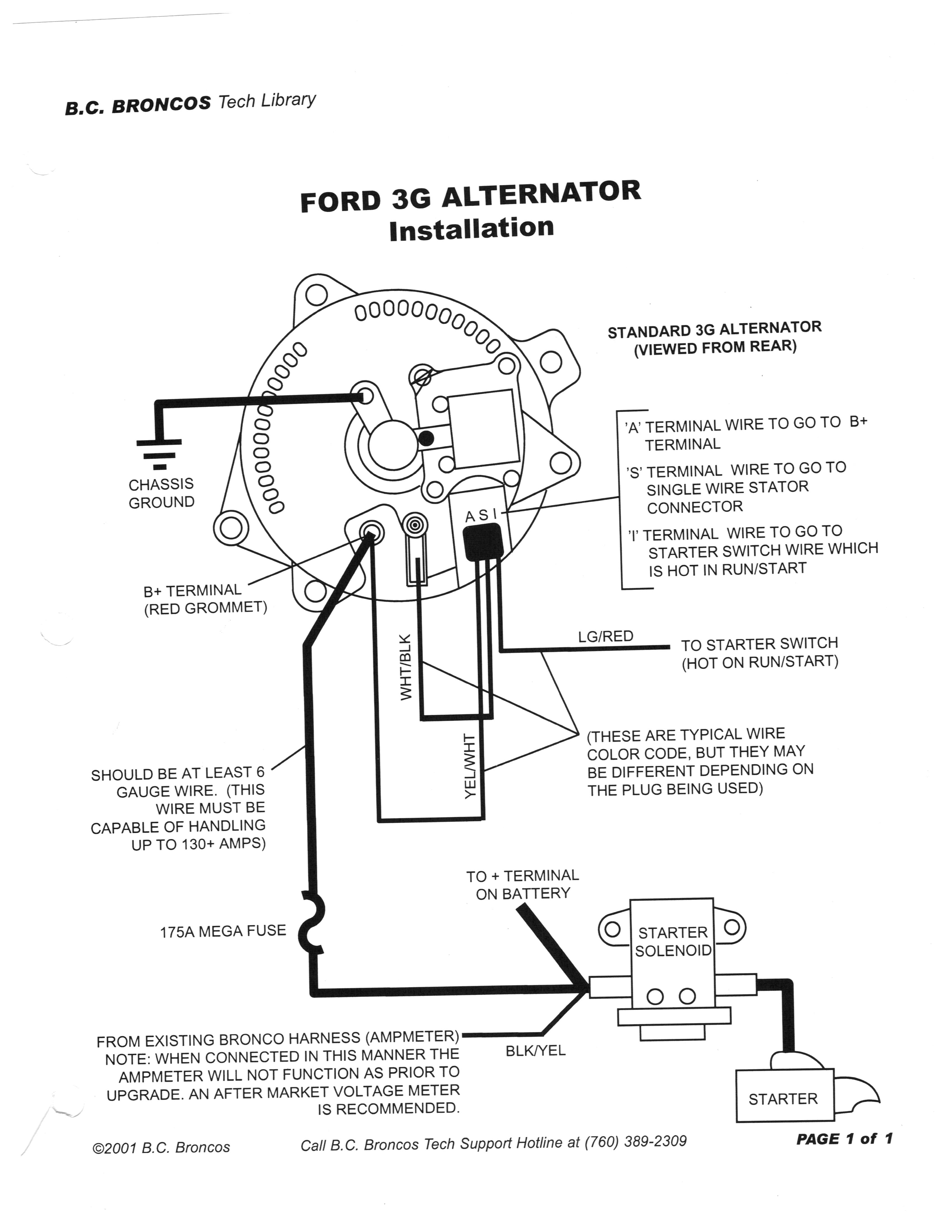 81 Ford Alternator Wiring Schematic | Wiring Diagram - Ford Alternator Wiring Diagram