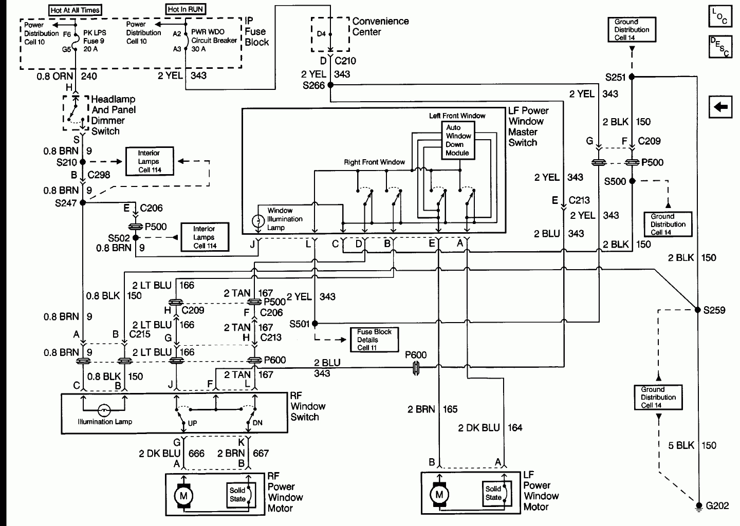 98 Silverado Power Door Lock Wiring Schematic | Manual E-Books - Power Window Wiring Diagram Chevy