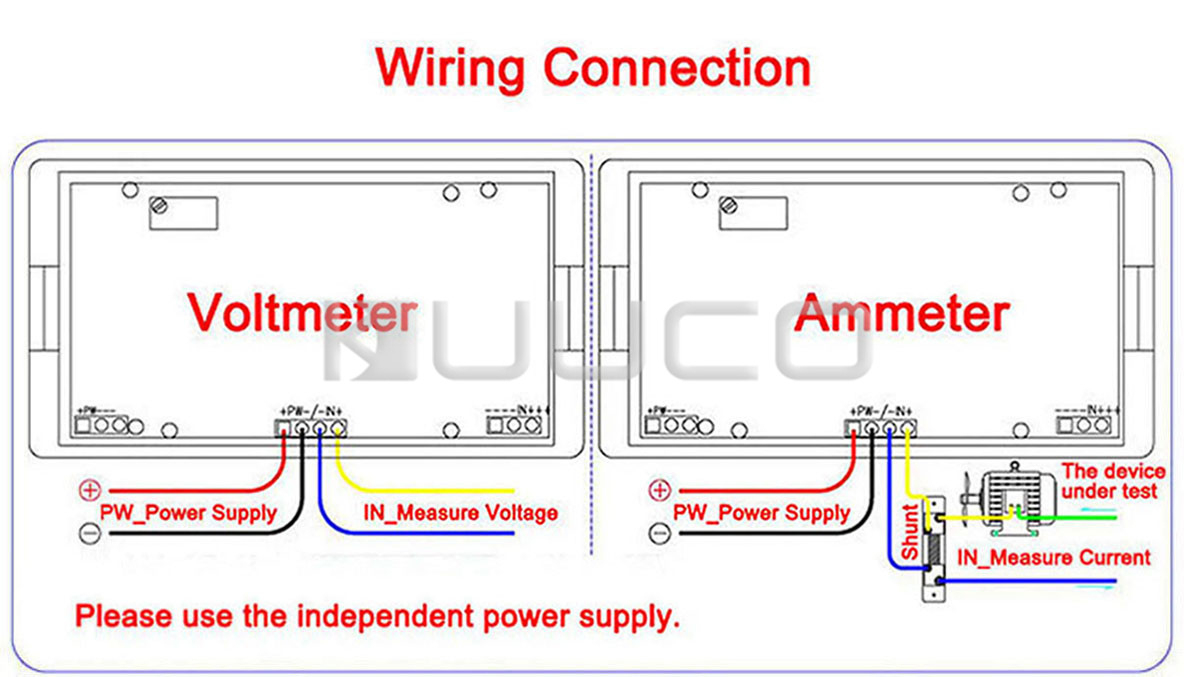 Digital Volt Amp Meter Wiring Diagram | Wiring Diagram