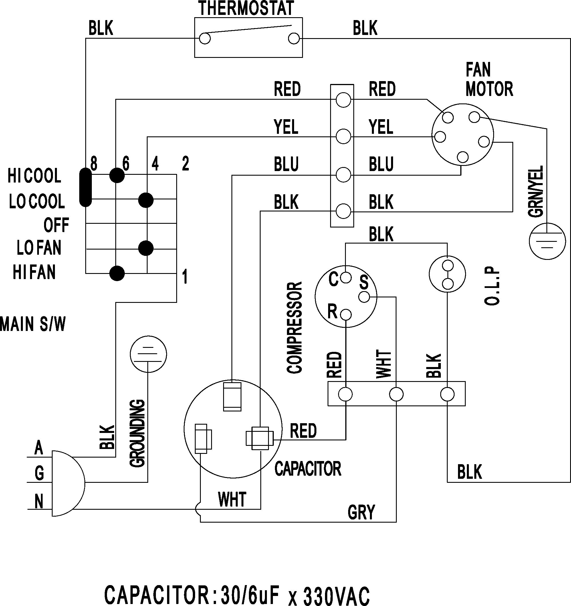 Ac Unit Wiring | Wiring Diagram - Ac Condenser Wiring Diagram