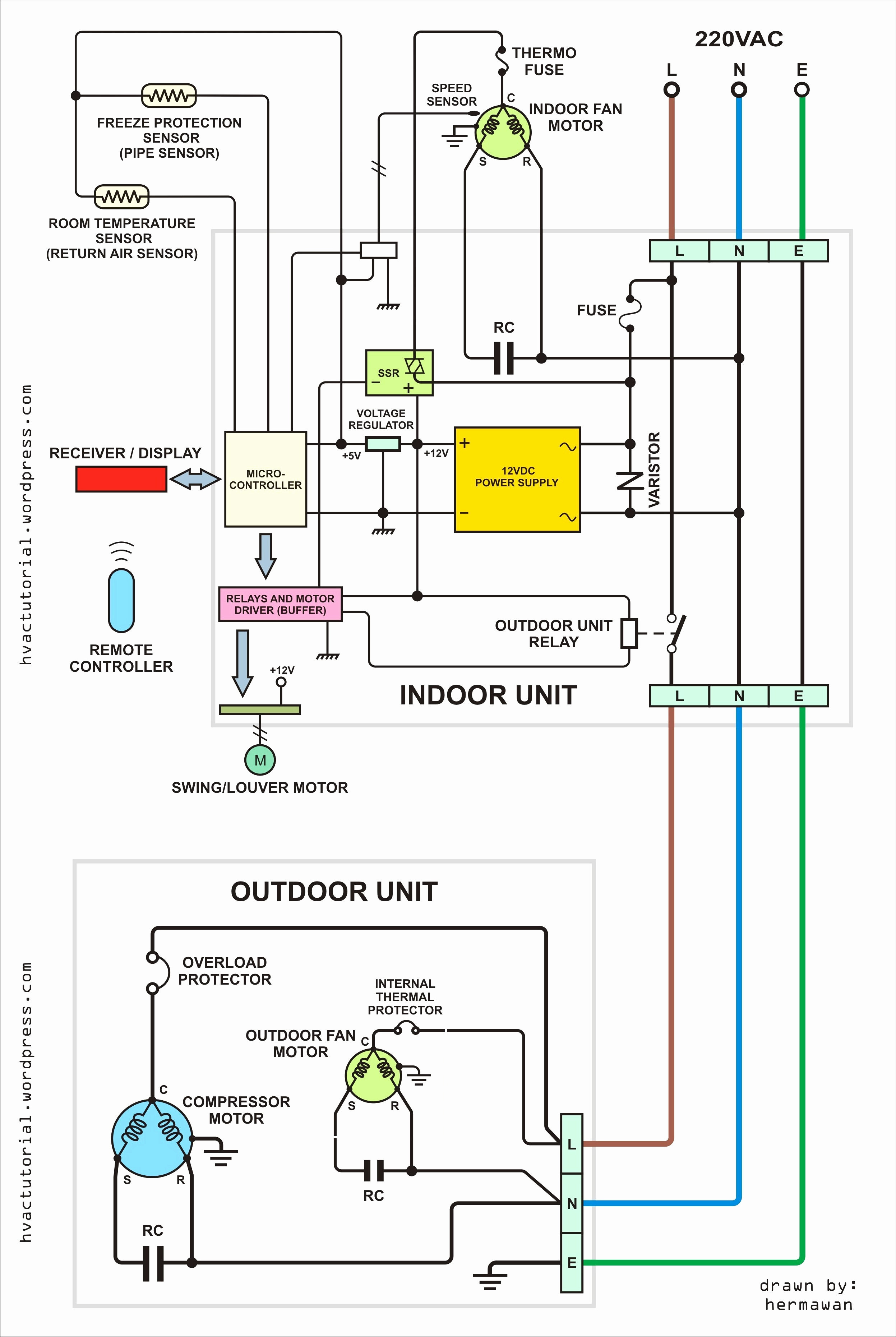 Air Conditioner Wiring Diagram Pdf | Switch Wiring Diagram Free - Ac Wiring Diagram Pdf