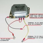 Alternator External Voltage Regulator Wiring Diagram Pdf | Wiring   Ford Alternator Wiring Diagram External Regulator