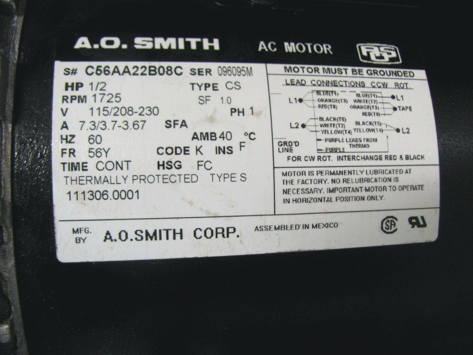 Ao Smith Electric Motors Wiring Diagrams | Wiring Diagram - A.o.smith Motors Wiring Diagram