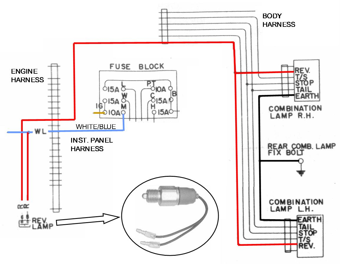 Backup Light Wiring Diagram - Design Of Electrical Circuit &amp;amp; Wiring - Reverse Light Wiring Diagram