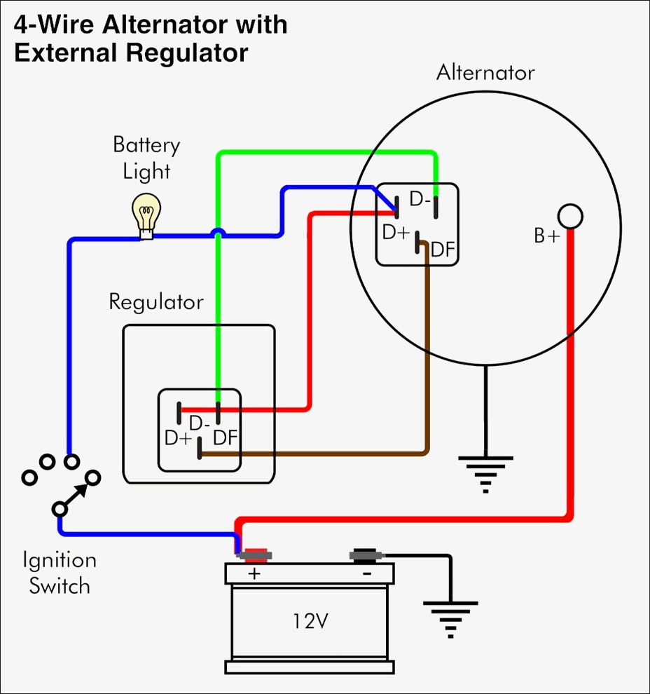 Basic Alternator Wiring Diagram | Hastalavista - 1 Wire Alternator Wiring Diagram