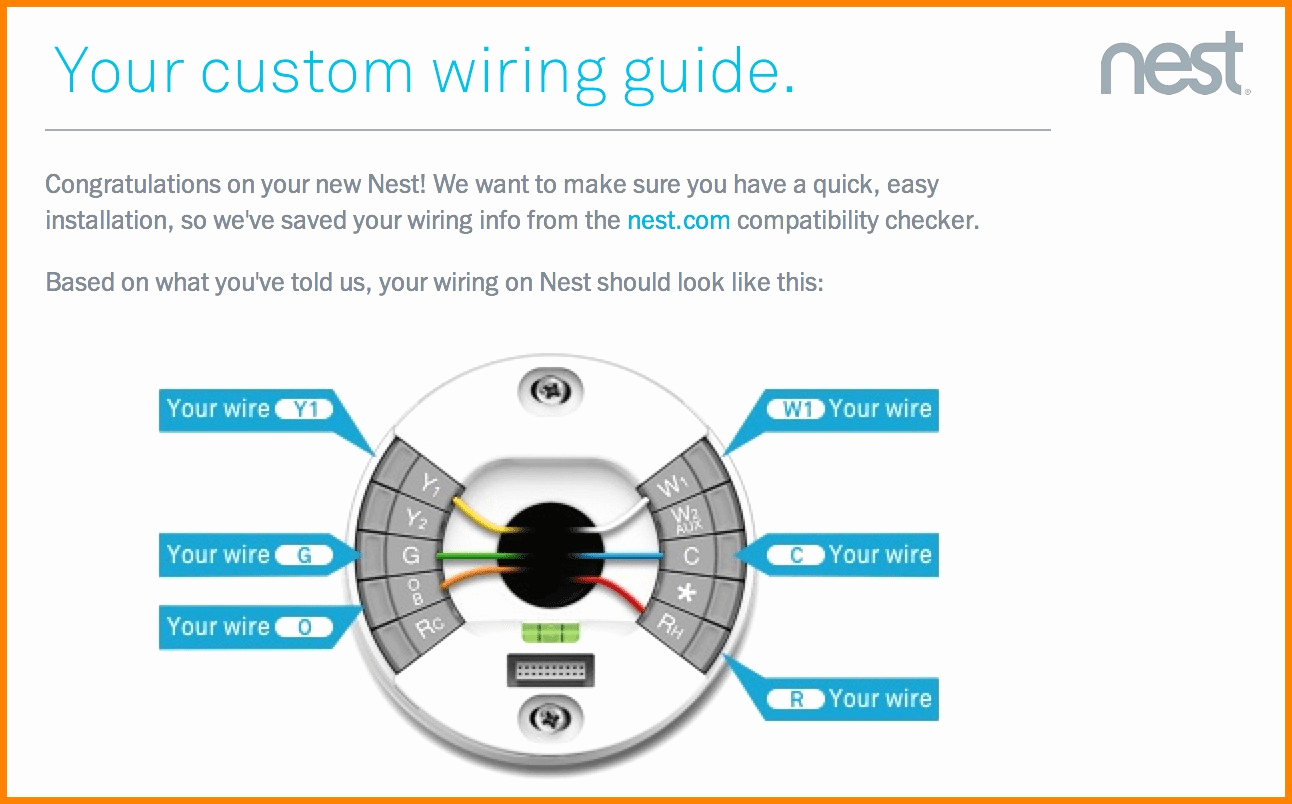 Wiring Diagram For Nest Thermostat - Wiring Diagram