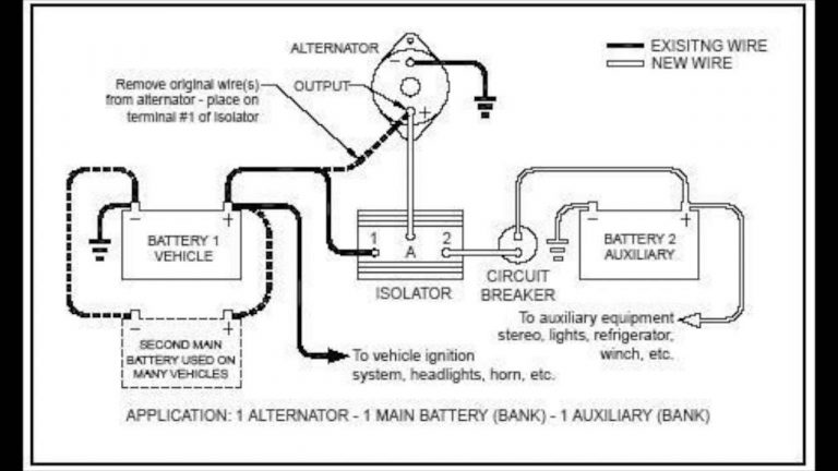 battery isolator wiring diagram manufacturers