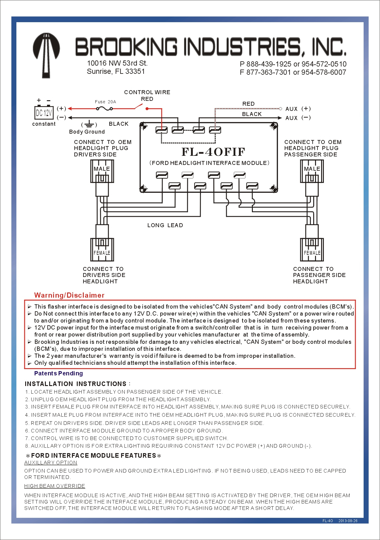 Catalog And Instructions - Brooking Industries Lighting And Lighting - Carling Switch Wiring Diagram