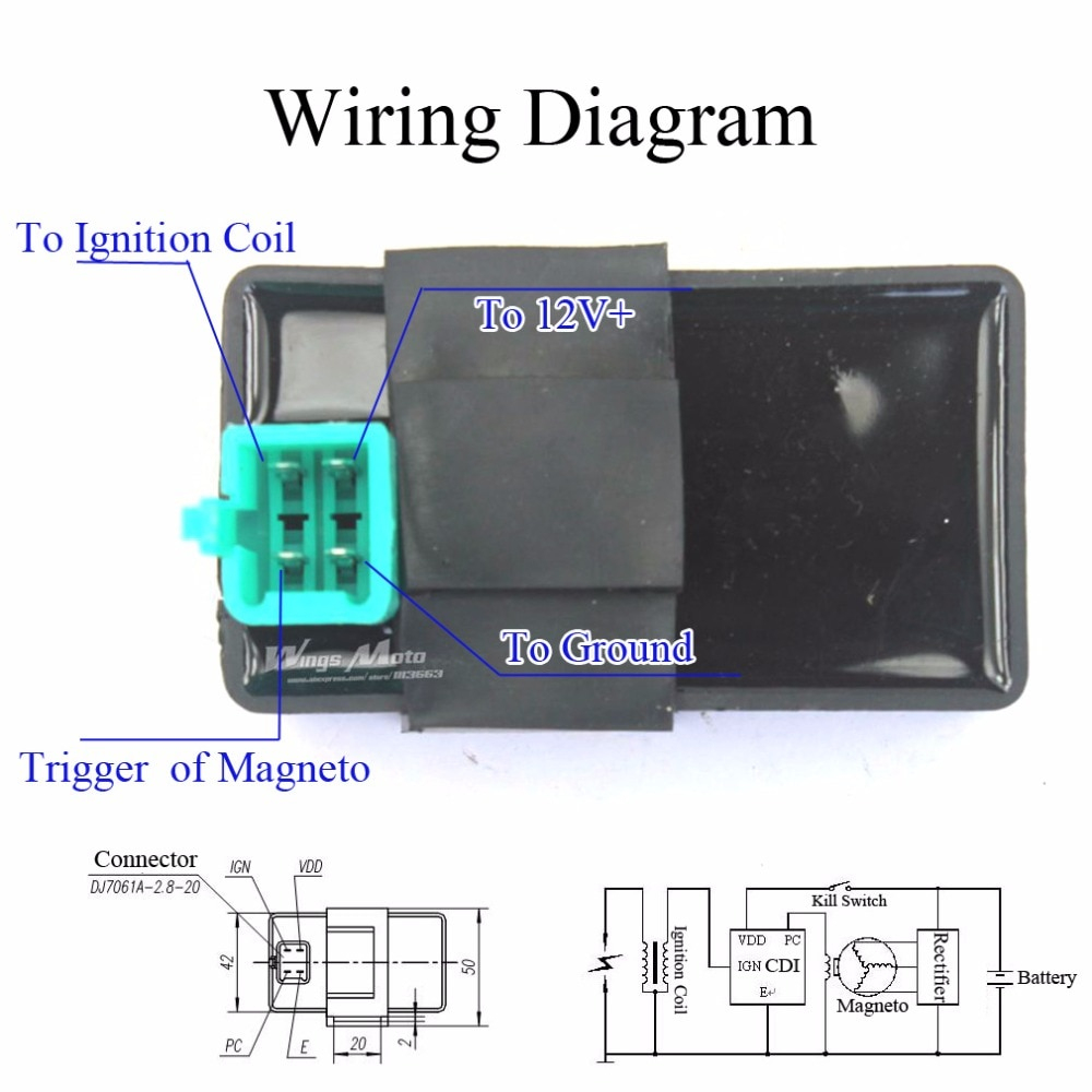 Cdi Ignition Wire - Today Wiring Diagram - 5 Pin Cdi Wiring Diagram