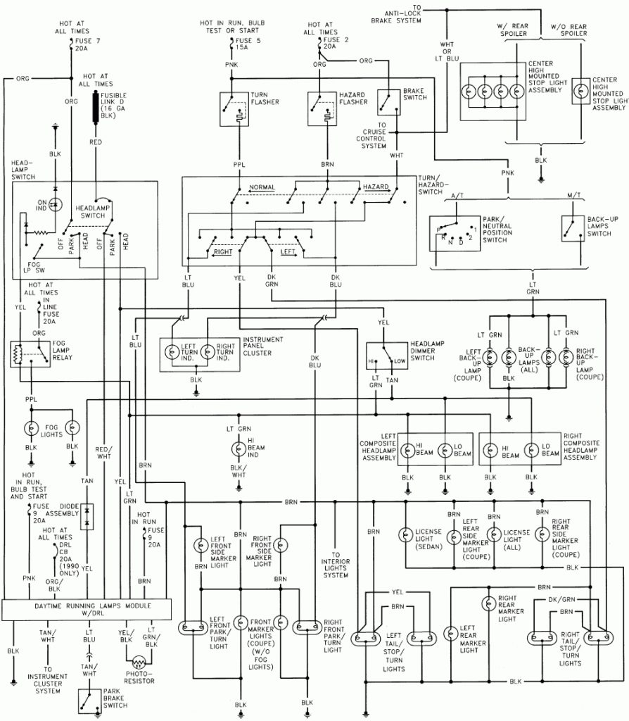 96 Chevy Corsica Engine Diagram