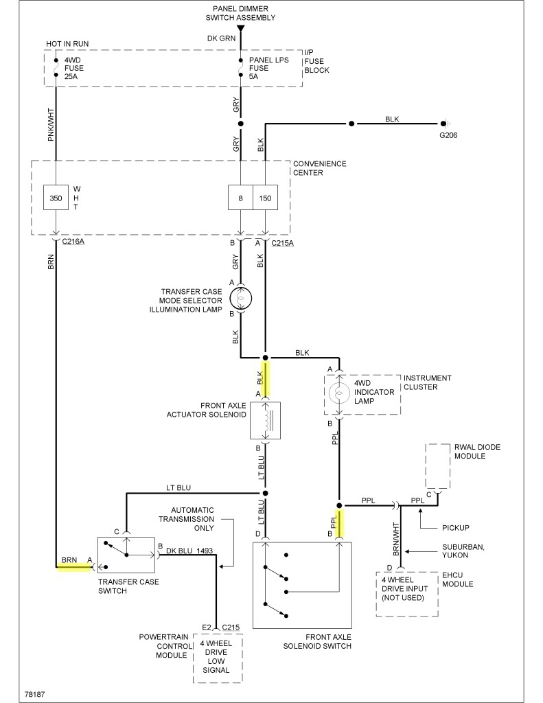 Chevy 4Wd Actuator Wiring Diagram | Manual E-Books - Chevy 4X4 Actuator Wiring Diagram