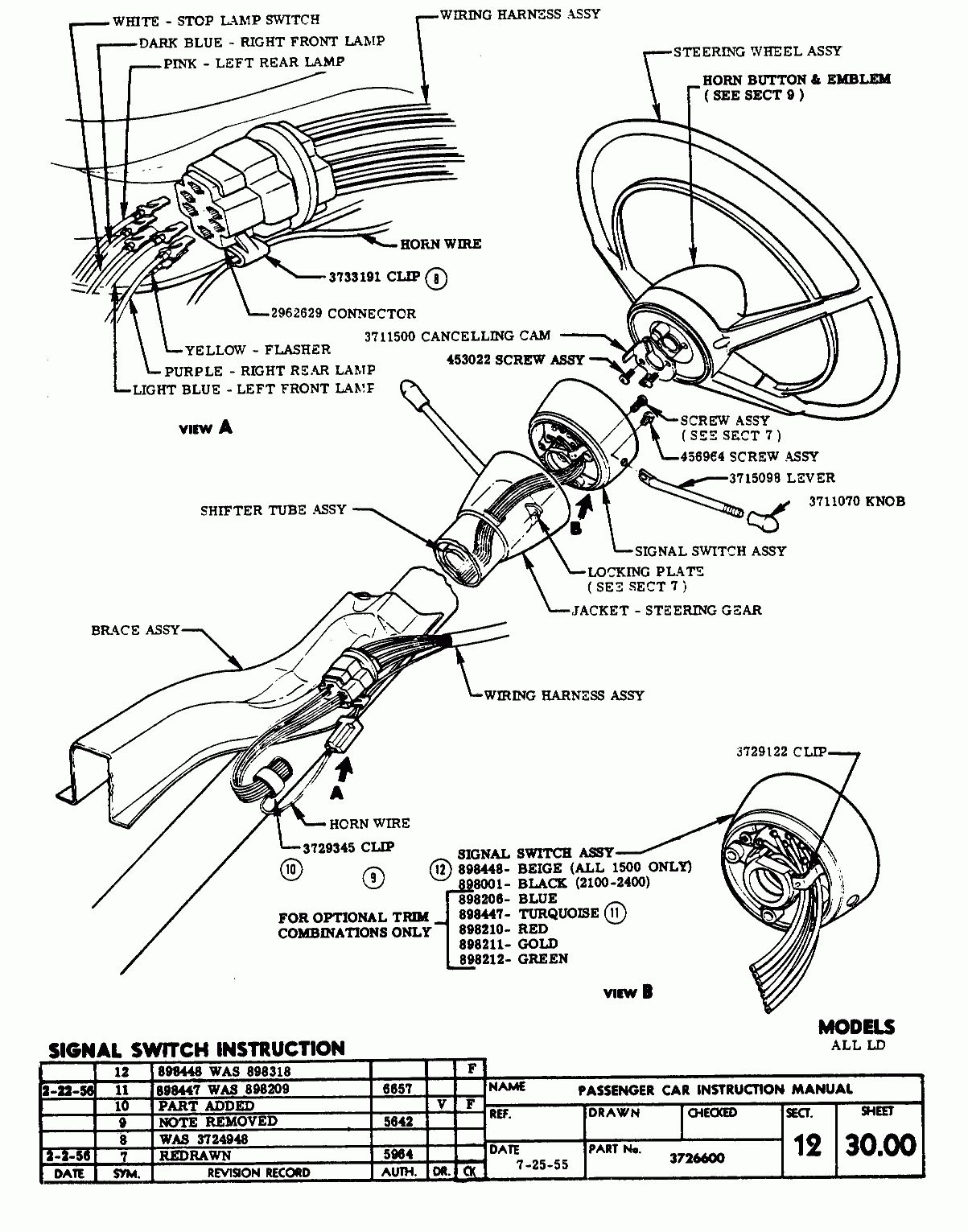 Chevy Ignition Switch Wiring Help Hot Rod Forum Hotrodders Ididit - Chevy Steering Column Wiring Diagram