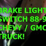 Chevy Silverado 88 98 Brake Light Switch Replacement Gmc Sierra   1998 Chevy Silverado Brake Light Switch Wiring Diagram