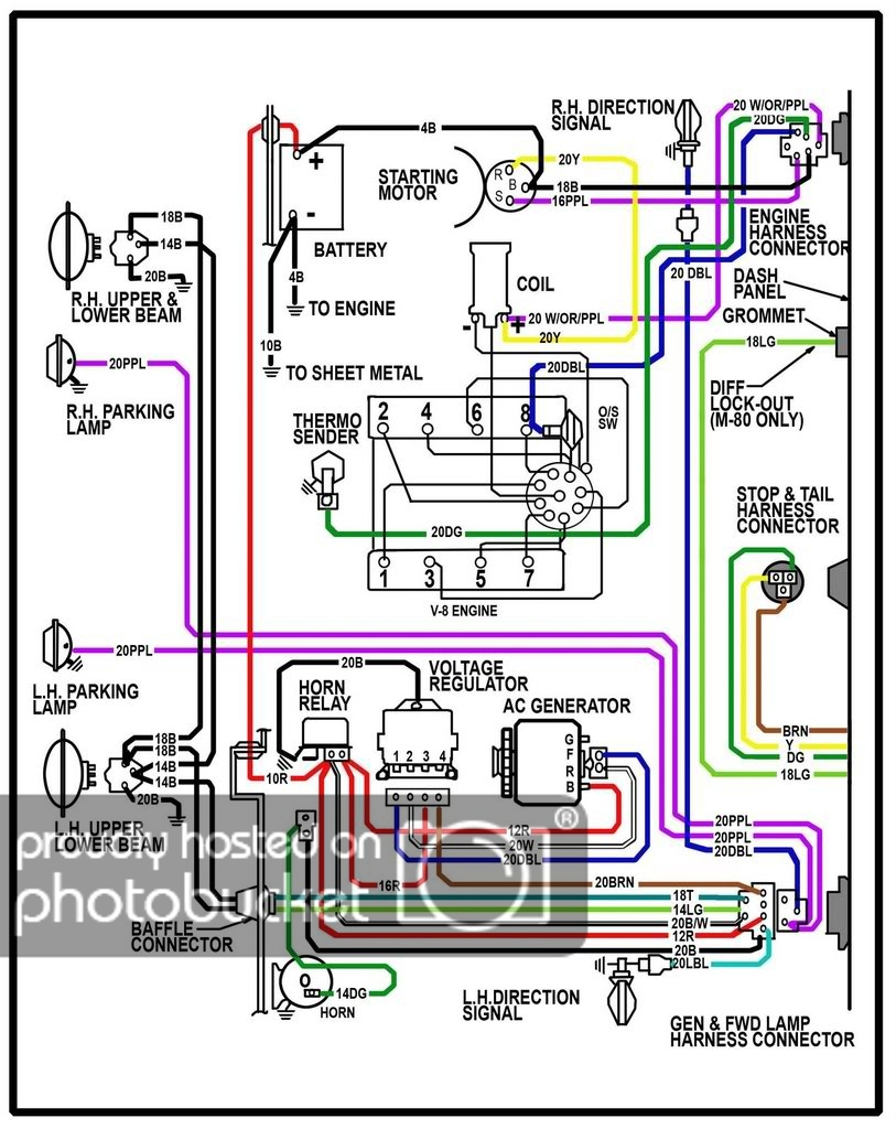 Chevy Truck Wire Schematics - Wiring Diagram Data - Chevy Alternator Wiring Diagram