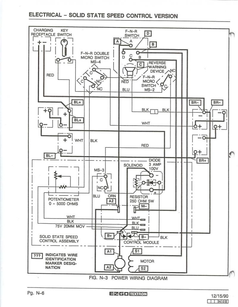Collection Of 36 Volt Ez Go Golf Cart Wiring Diagram Sample - Ez Go Wiring Diagram 36 Volt