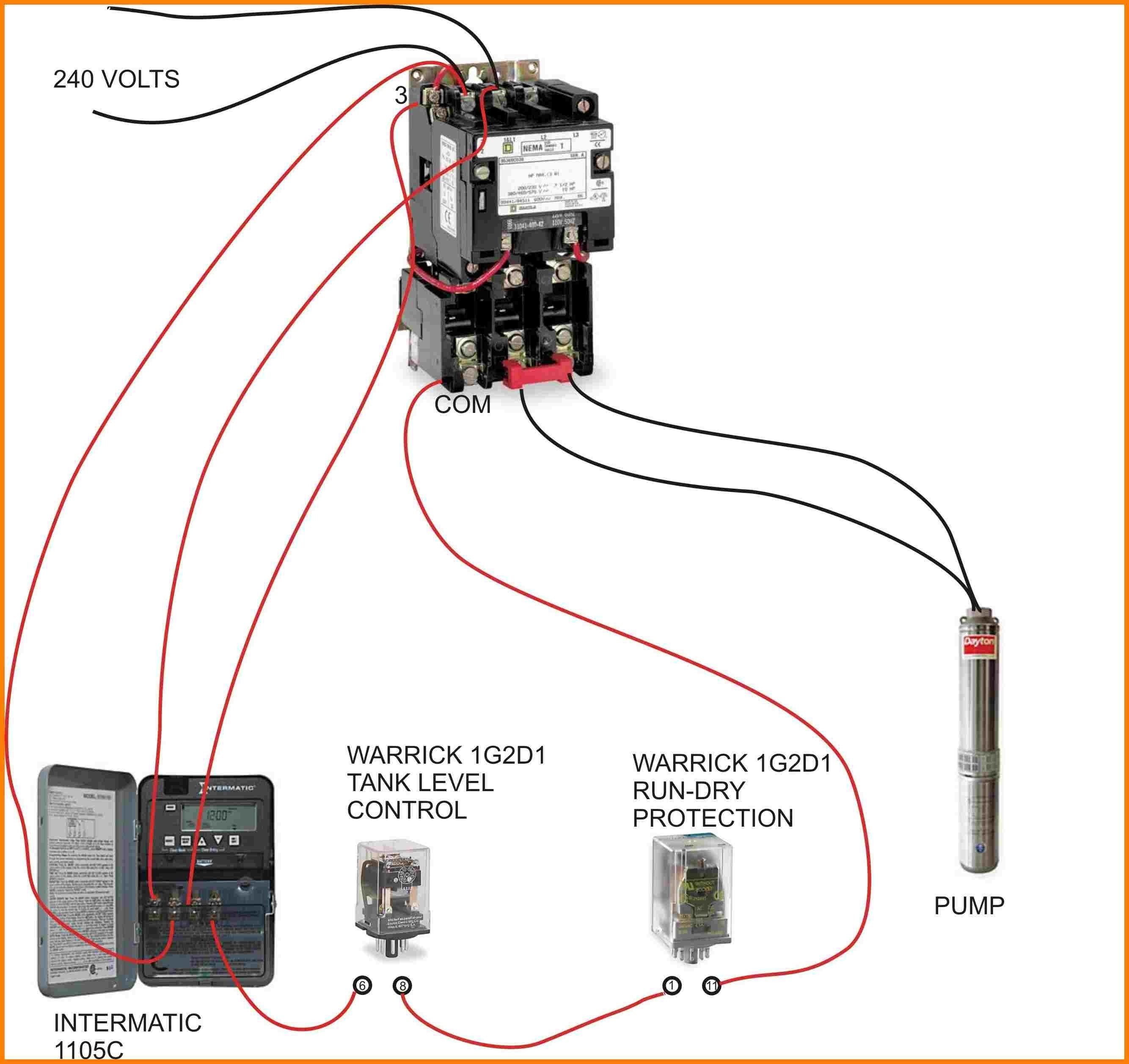 Compressor Contactor Wiring - Wiring Diagram Detailed - 240 Volt Contactor Wiring Diagram