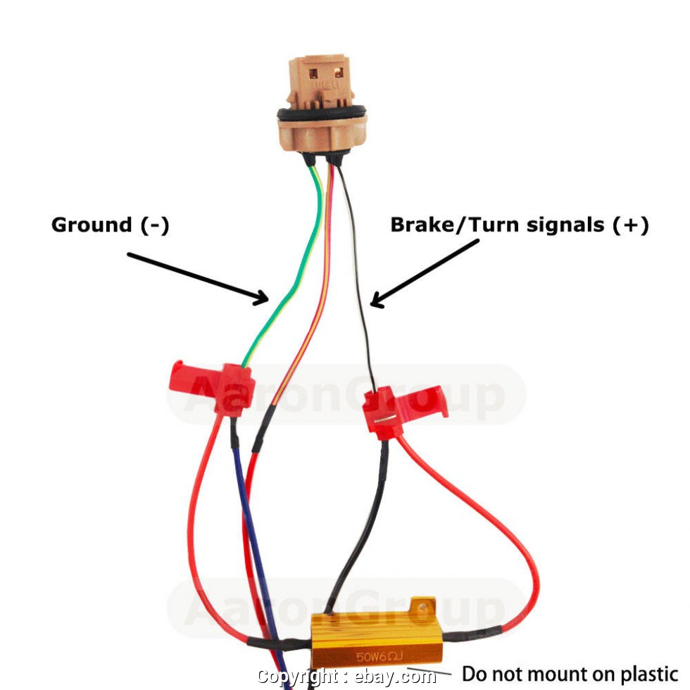 Creative Led Load Resistor Wiring Diagram Details About 4Pcs 50W 6Rj - Led Load Resistor Wiring Diagram