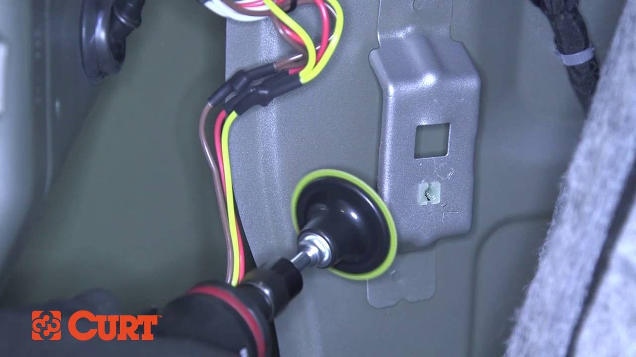 Curt 56011 Trailer Wiring Installation On A Mazda Cx-5 - Youtube - 5 Wire To 4 Wire Trailer Wiring Diagram