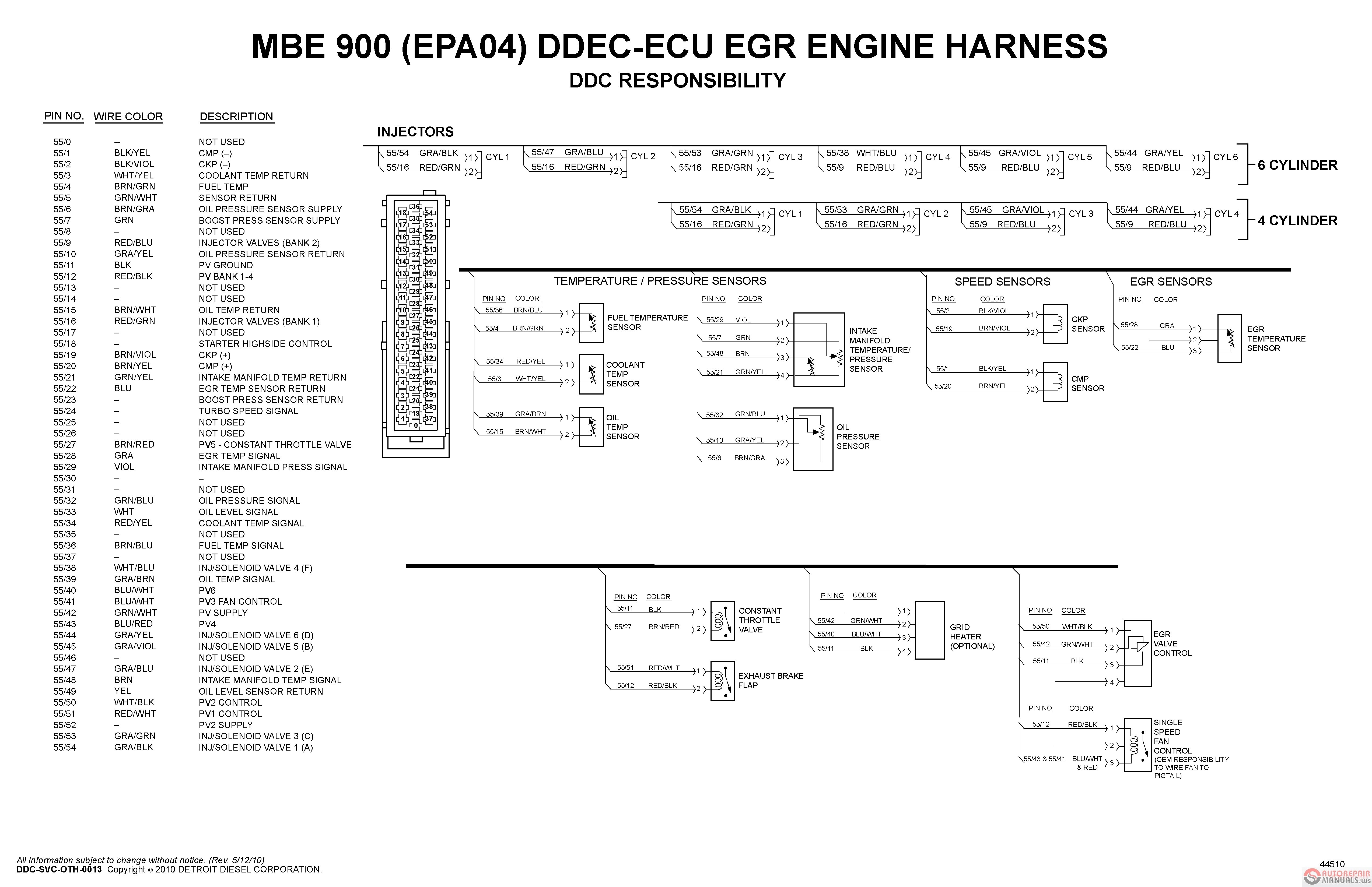 Detroit Diesel Ecm Wiring Diagram | Manual E-Books - Detroit Series 60 Ecm Wiring Diagram