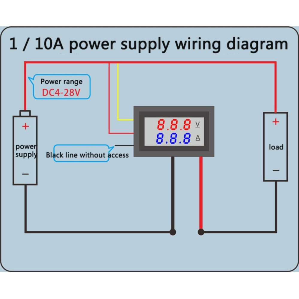 Digital Amp Meter Wiring Diagram | Wiring Library - Digital Volt Amp Meter Wiring Diagram