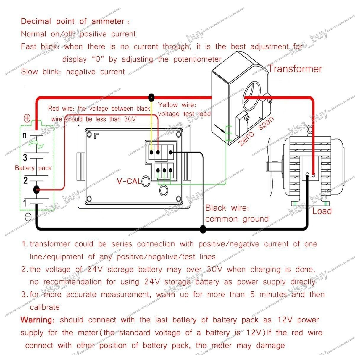 Digital Volt Amp Meter Wiring Diagram | Manual E-Books - Digital Volt Amp Meter Wiring Diagram